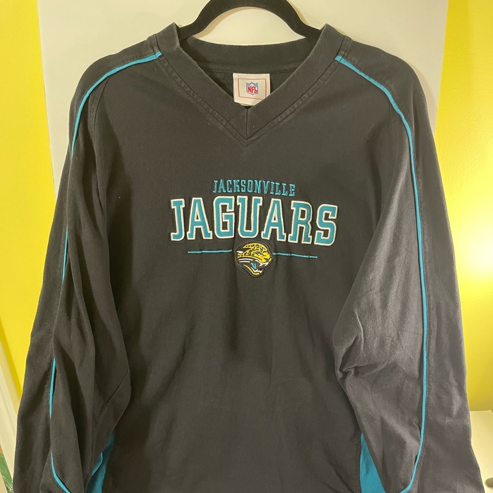 Jacksonville Jaguars NFL long sleeve pullover size large